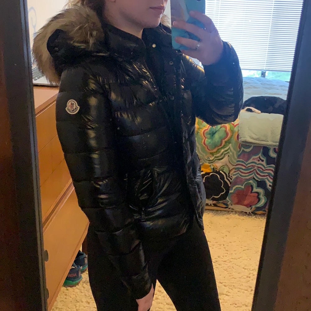 Moncler Armoise Down Puffer Black Authentic